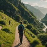 Découverte au fil du chemin : aventures et rencontres d'un voyageur moderne