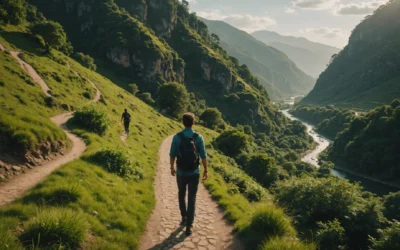 Découverte au fil du chemin : aventures et rencontres d'un voyageur moderne
