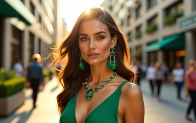 Bijoux en émeraude : comment porter la couleur de l'année avec style ?