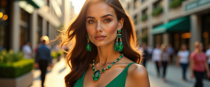 Bijoux en émeraude : comment porter la couleur de l'année avec style ?