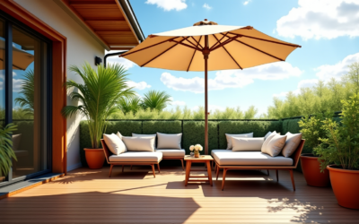 Petite terrasse et forte chaleur : toutes nos idées pour créer un coin d'ombre stylé