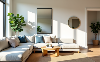 Miroirs : où les placer pour agrandir une pièce